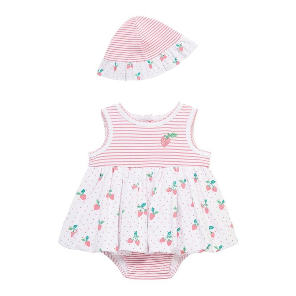 Little Me Strawberries Popover Hat